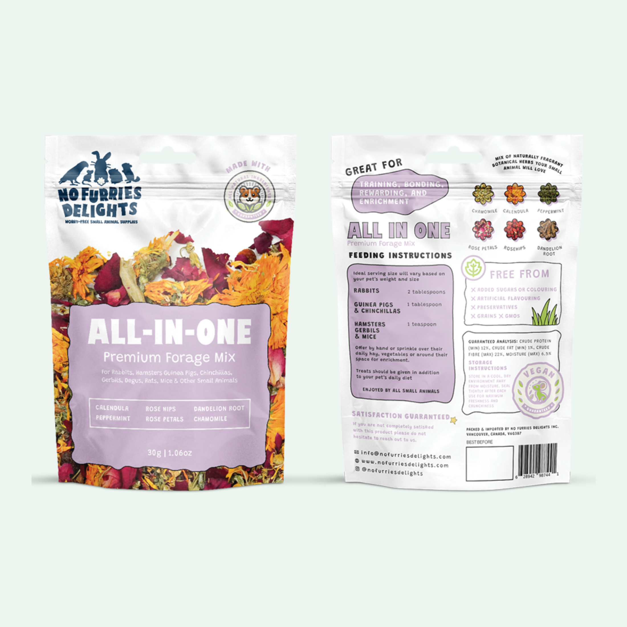 All In One Botanical Mix - No Furries Delights - Botanical Blends