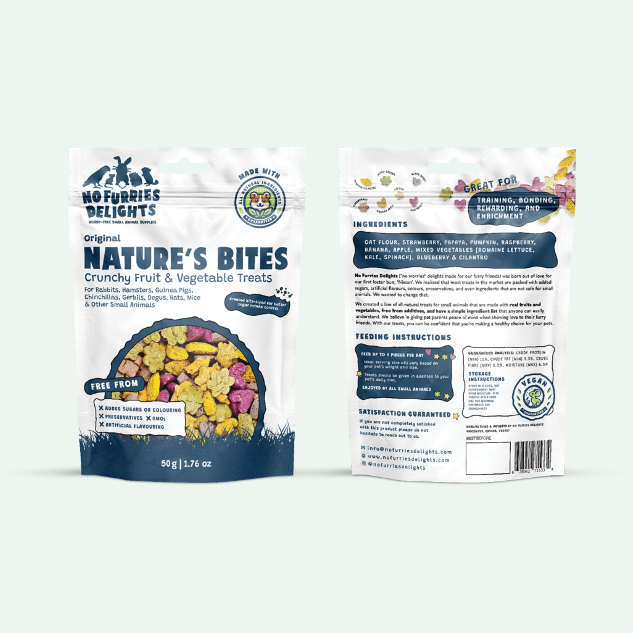 Nature's Bites - No Furries Delights - Bite-Sized Treats