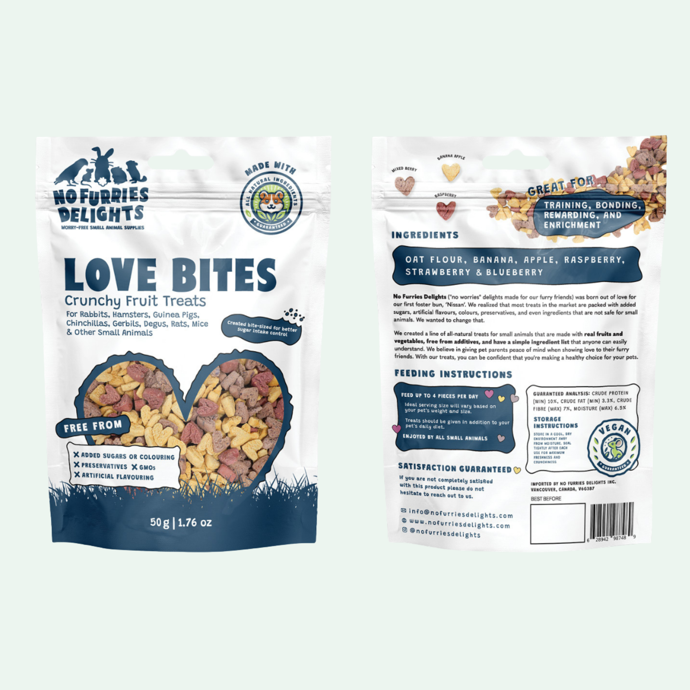 Love Bites - No Furries Delights - Bite-Sized Treats