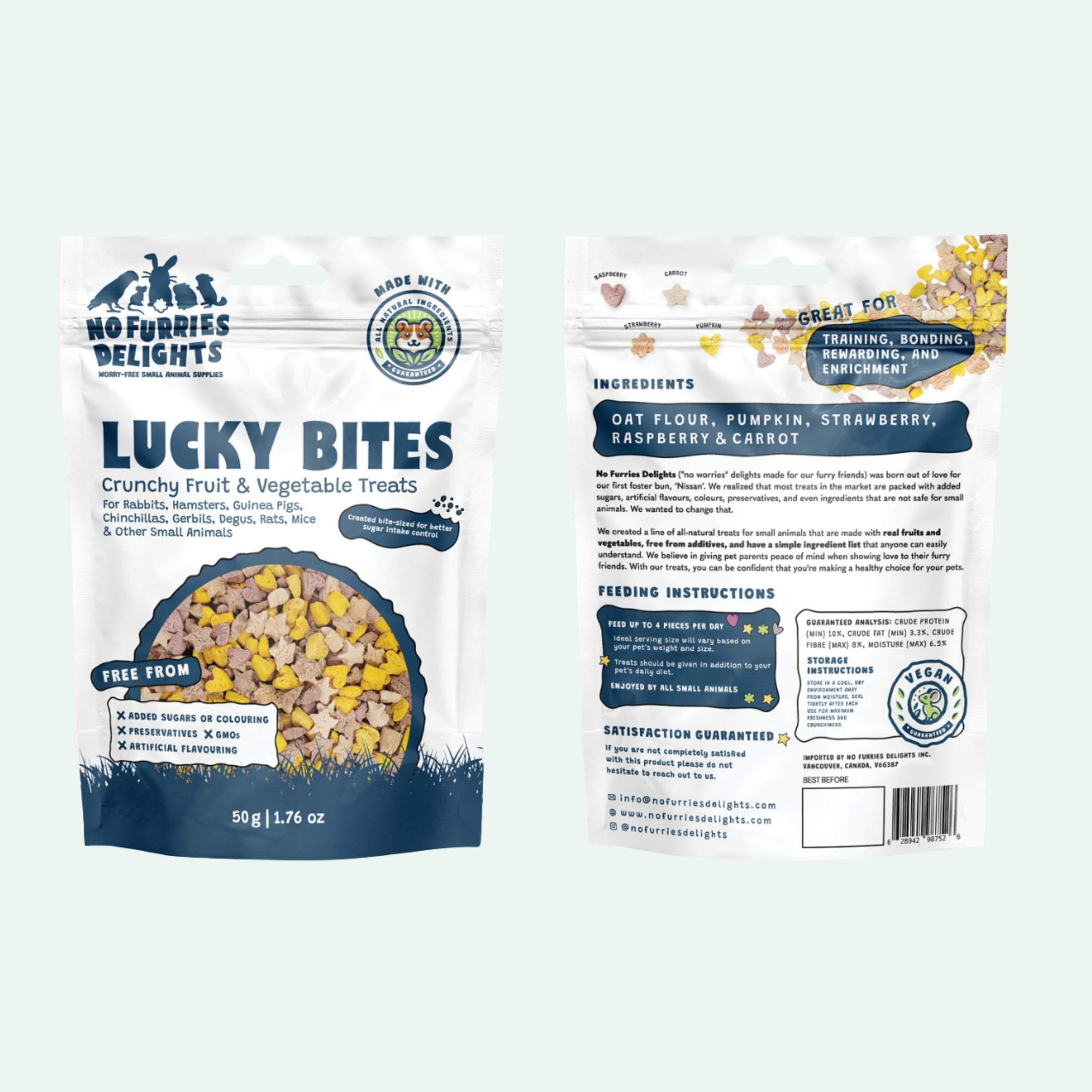 Lucky Bites - No Furries Delights - Bite-Sized Treats