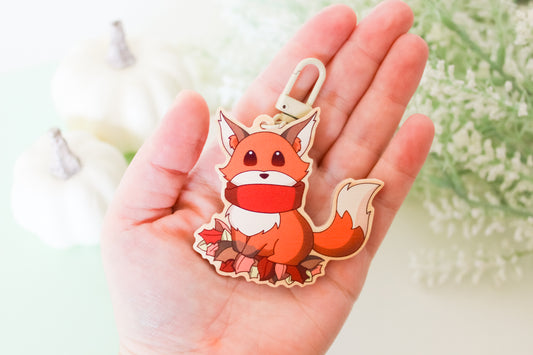 Autumnal Fox - Keychain