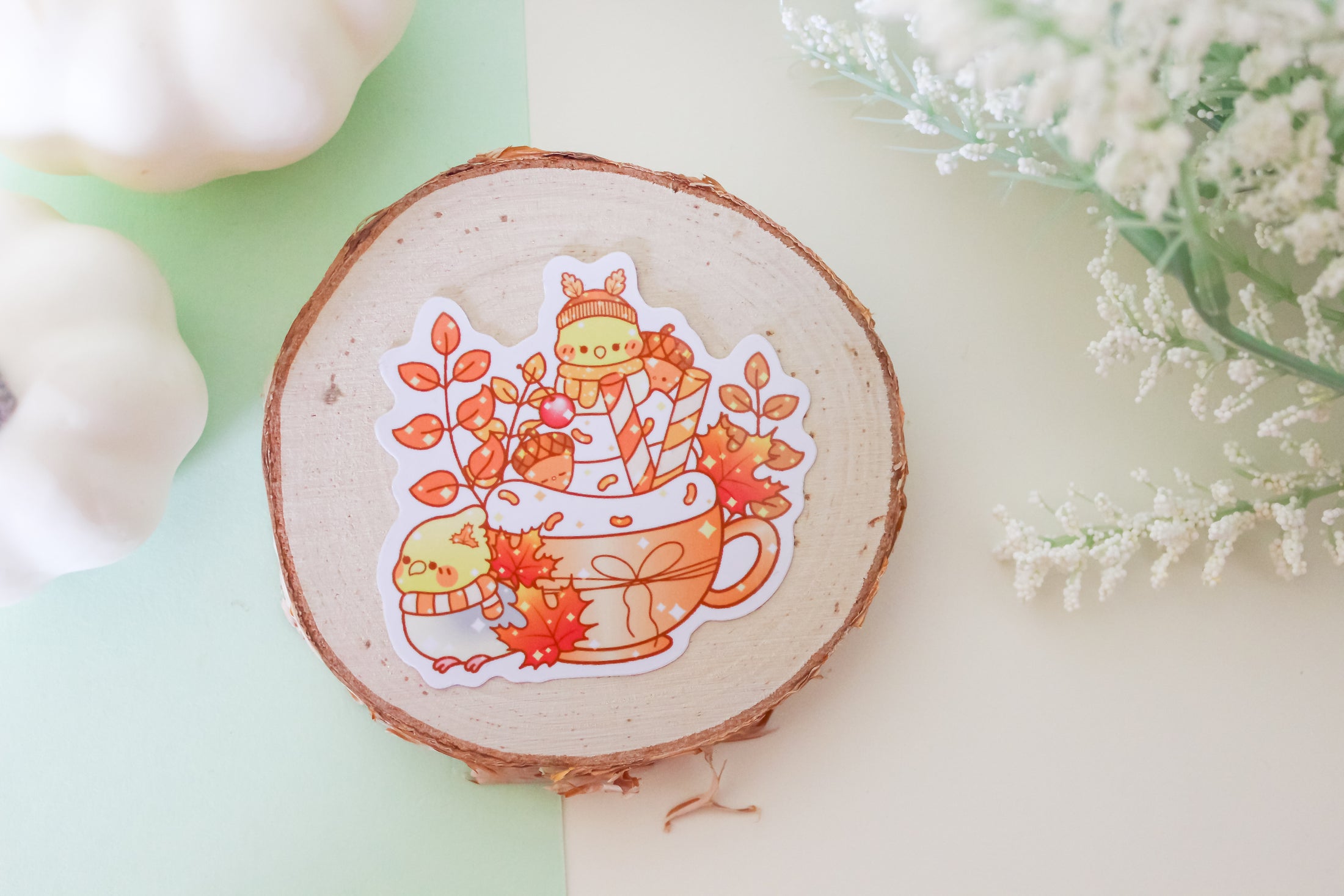 Autumnal Cockatiel - Sticker