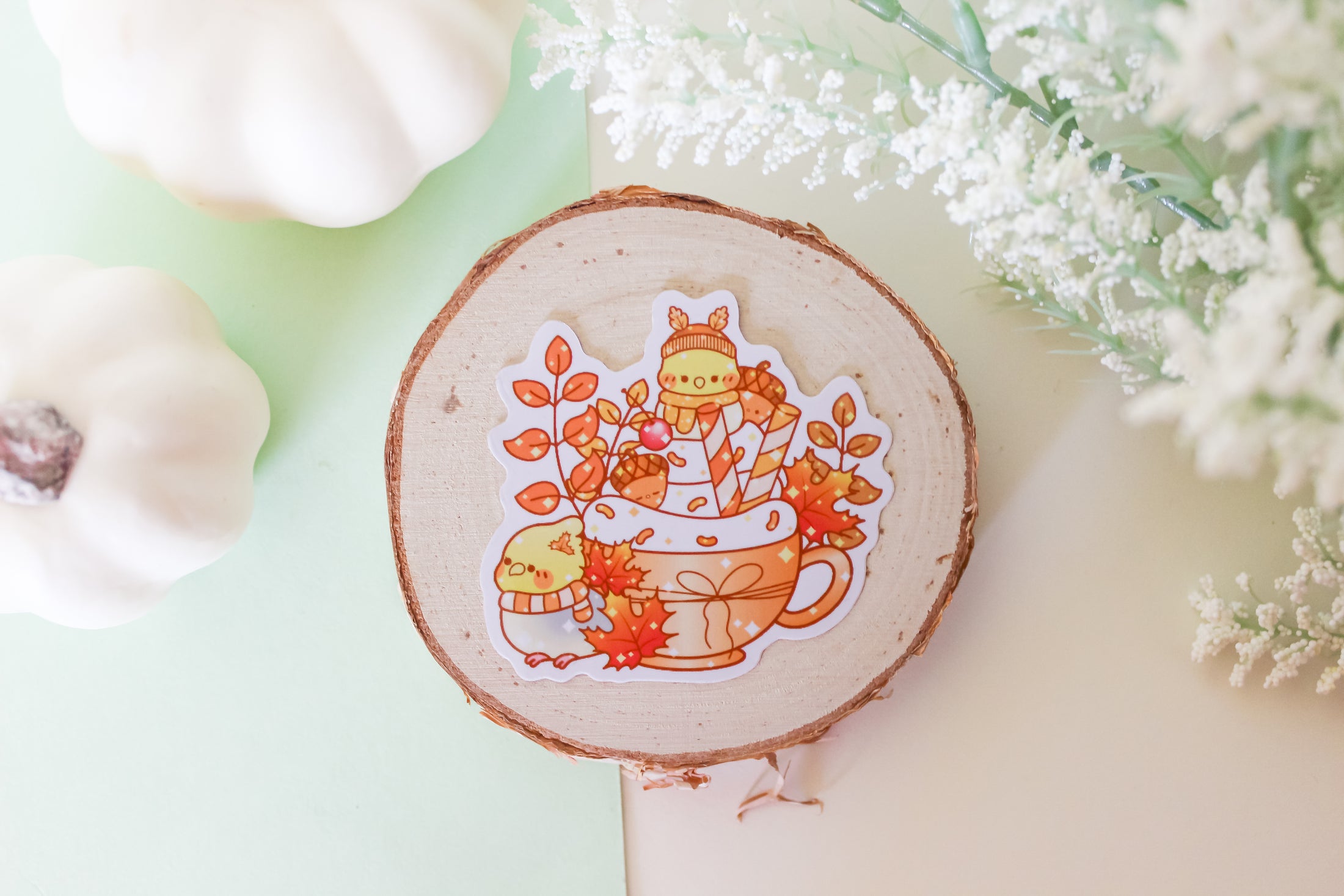 Autumnal Cockatiel - Sticker
