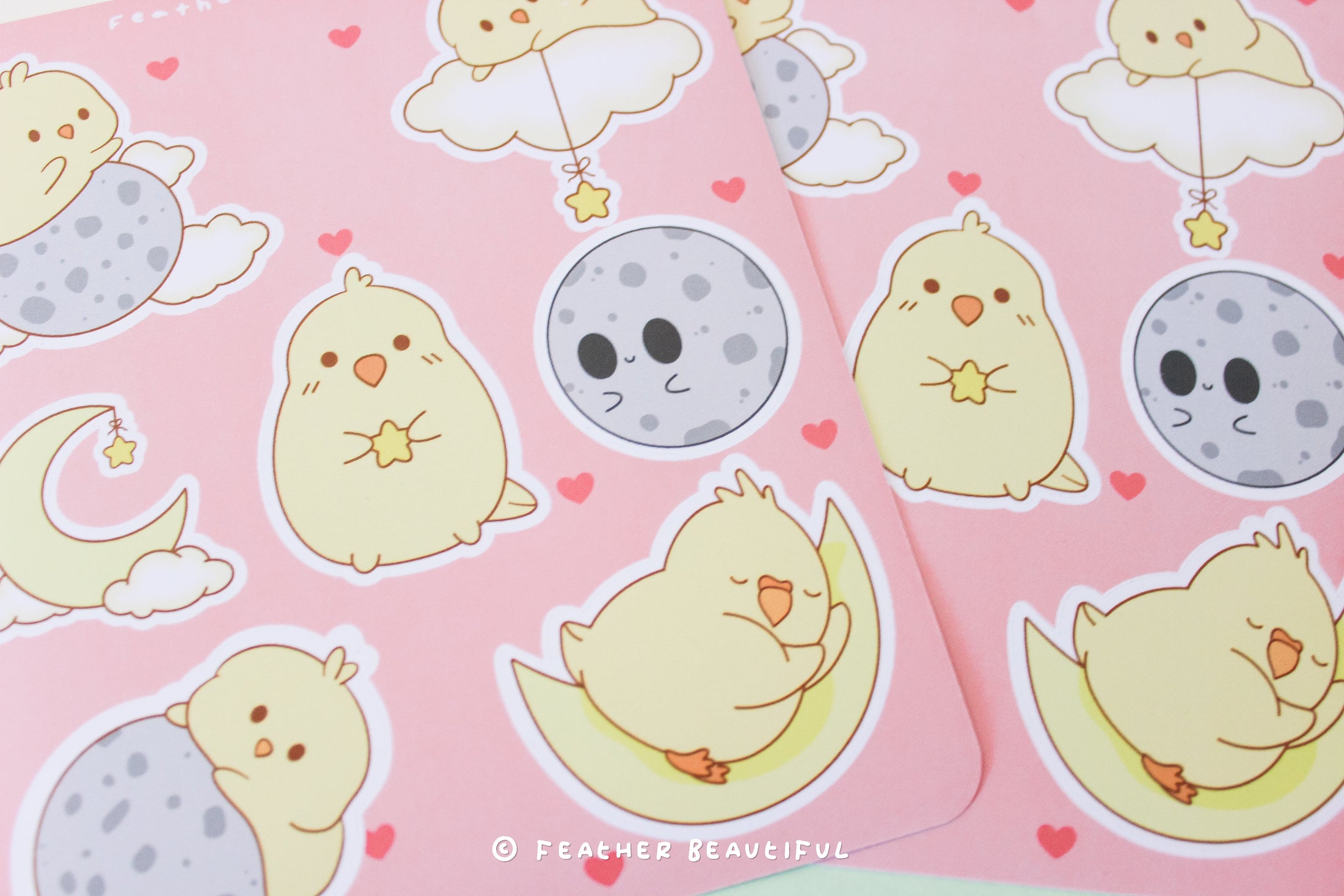 High up in the Moon - Sticker Sheet