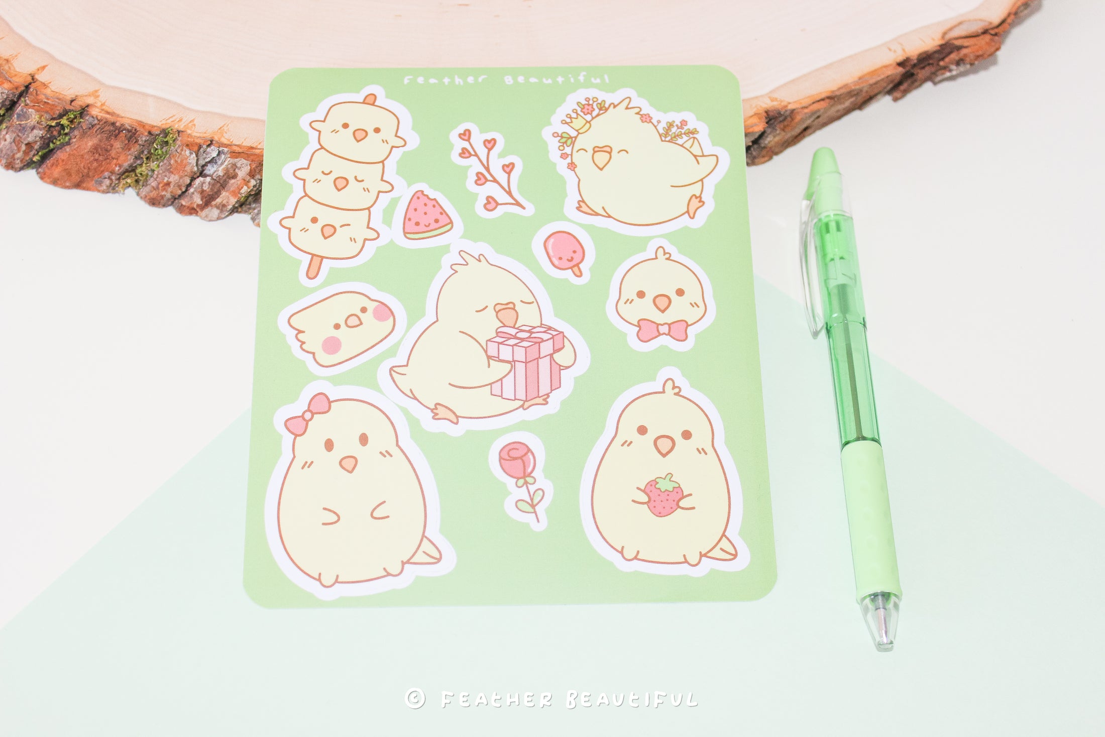 Pretty Valentine- Sticker Sheet