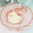 Load image into Gallery viewer, Kawaii Yellow Bird - Acrylic Keychain
