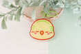 Load image into Gallery viewer, Kawaii Green Budgie - Acrylic Keychain
