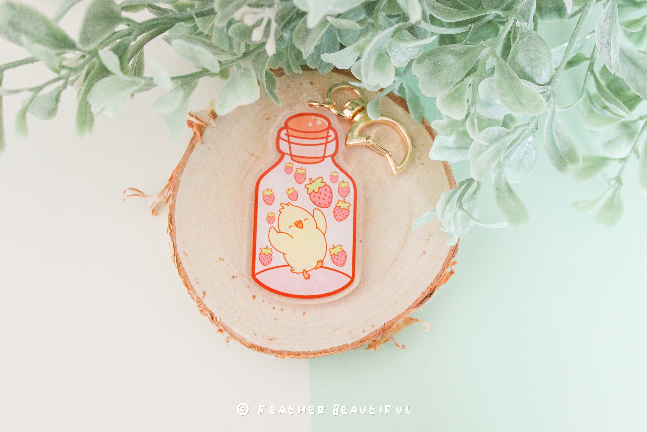 Kawaii in A Bottle - Acrylic Keychain