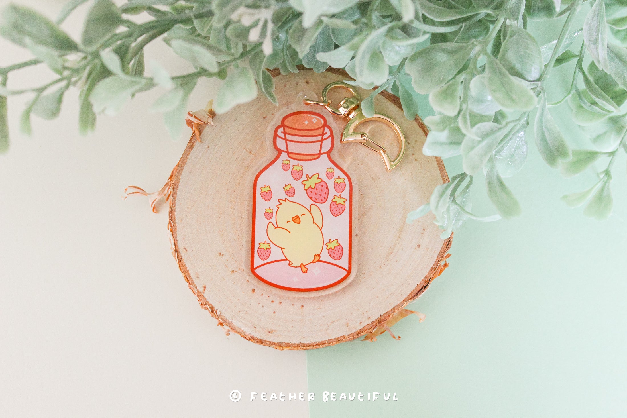 Kawaii in A Bottle - Acrylic Keychain