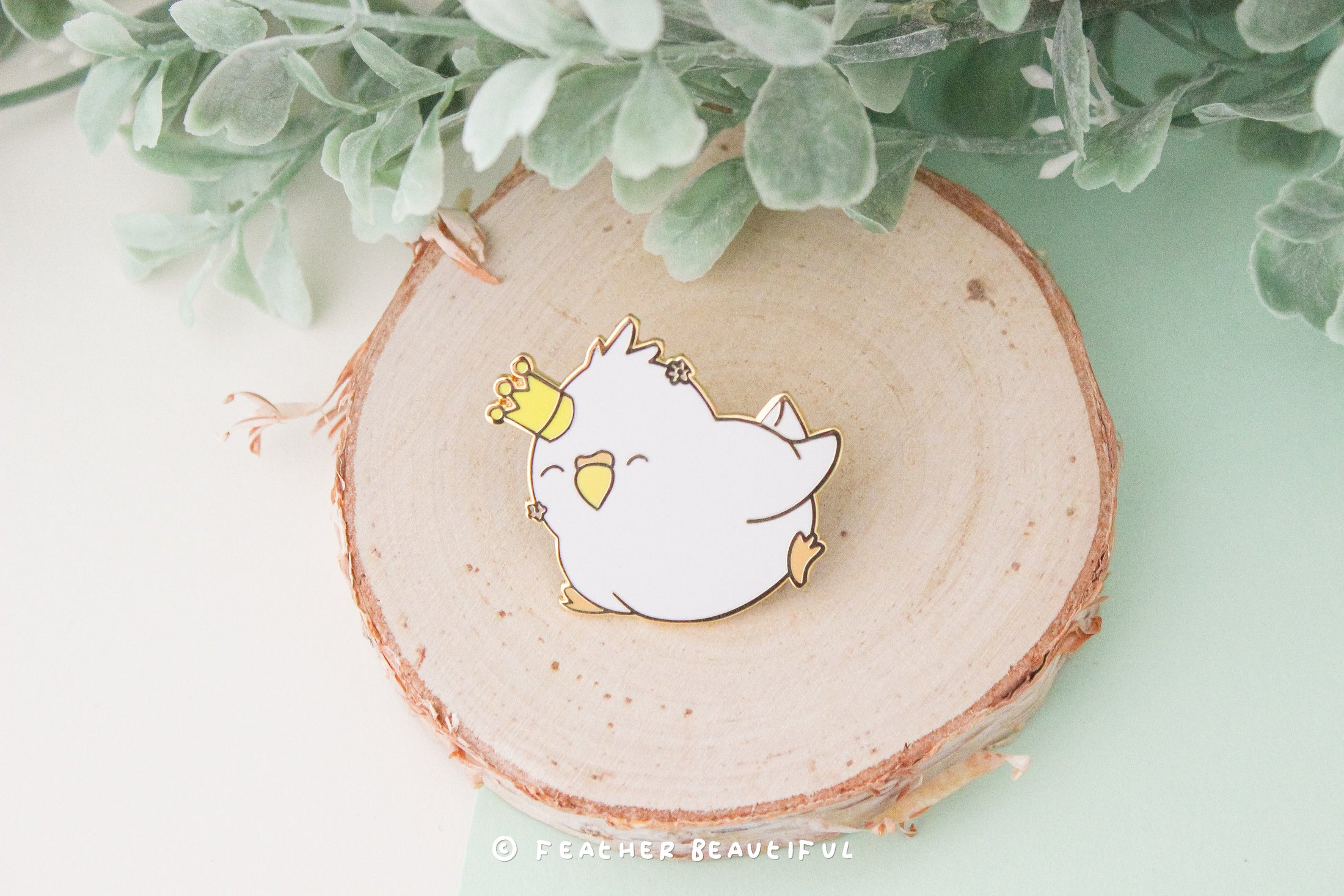 Grey Cockatiel - Enamel Pin