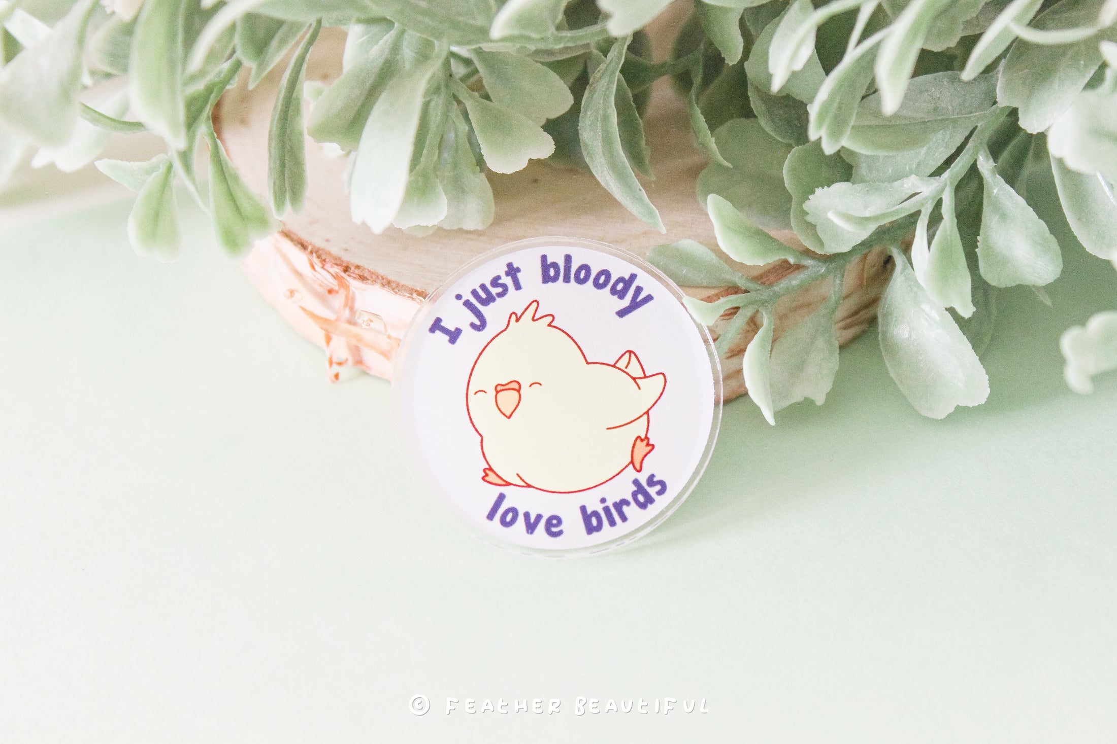 Bloody Love Bird - Acrylic Pin