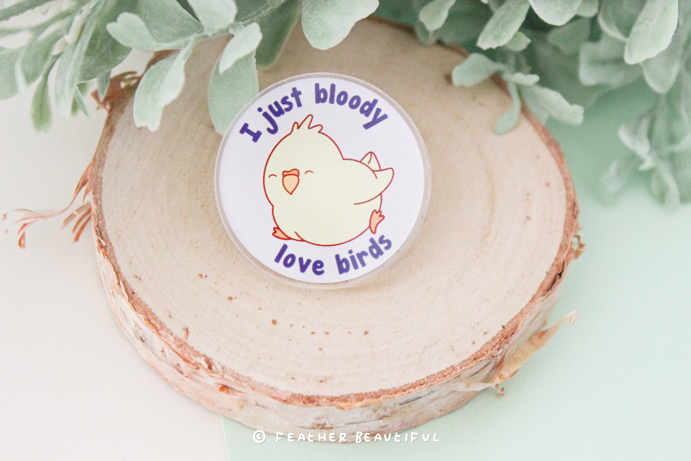 Bloody Love Bird - Acrylic Pin