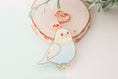 Load image into Gallery viewer, Blue Budgie - Acrylic Keychain
