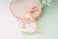 Load image into Gallery viewer, Cockatiel With Scarf - Acrylic Keychain
