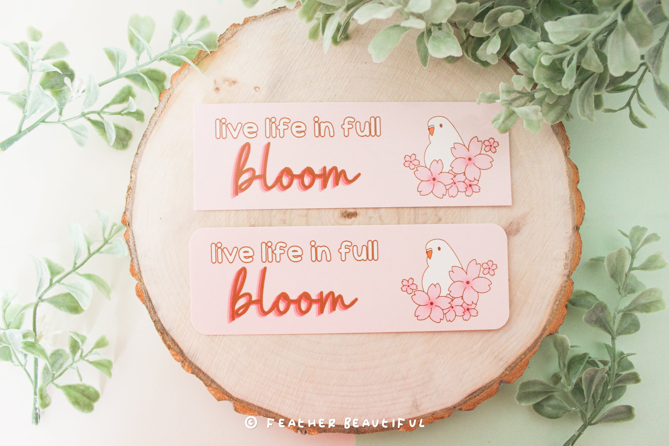 Live Life in Full Bloom - Bookmark