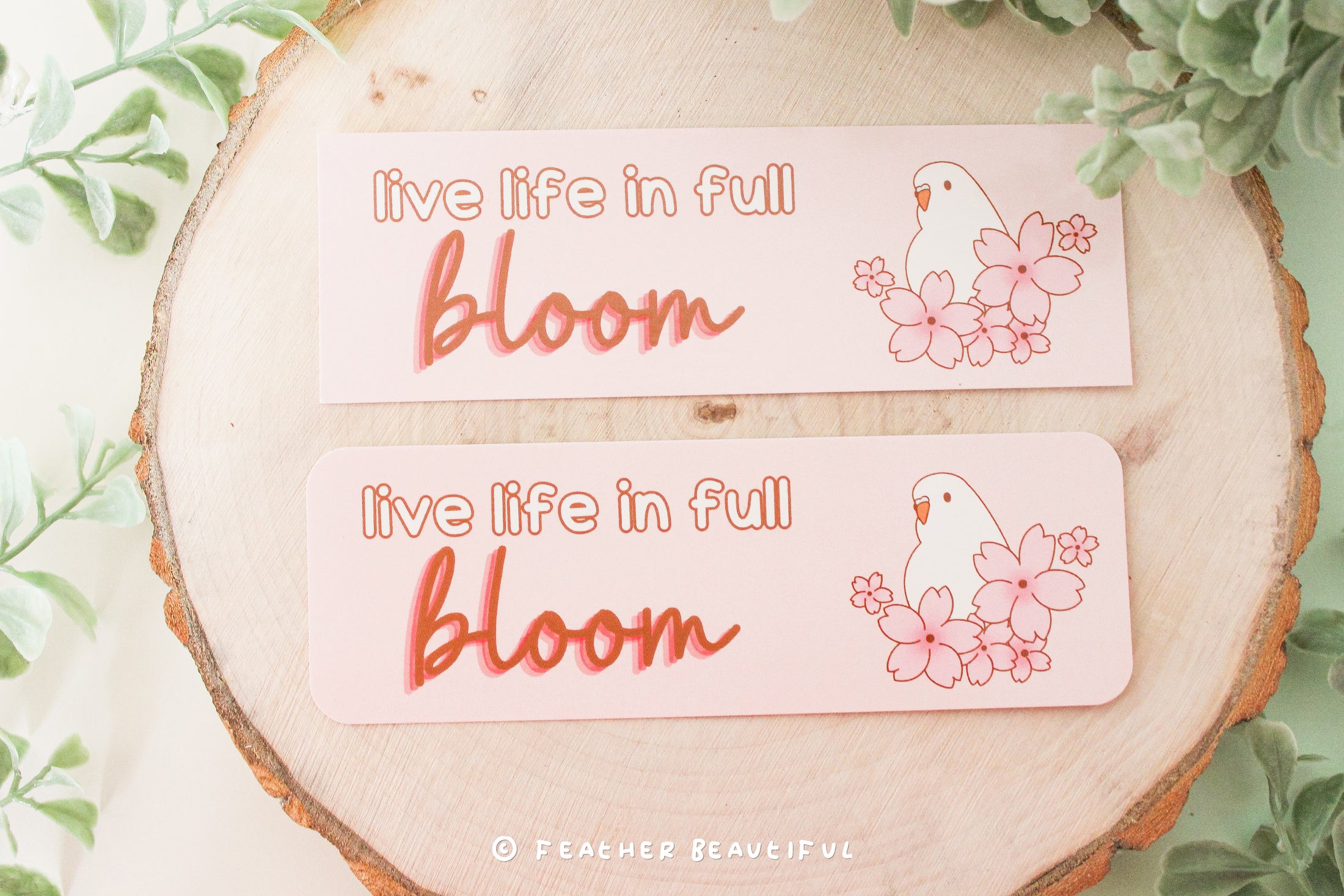 Live Life in Full Bloom - Bookmark