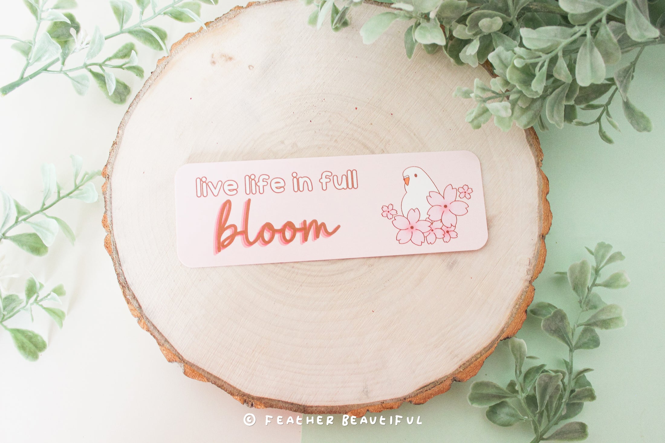 Live Life in Full Bloom - Bookmark