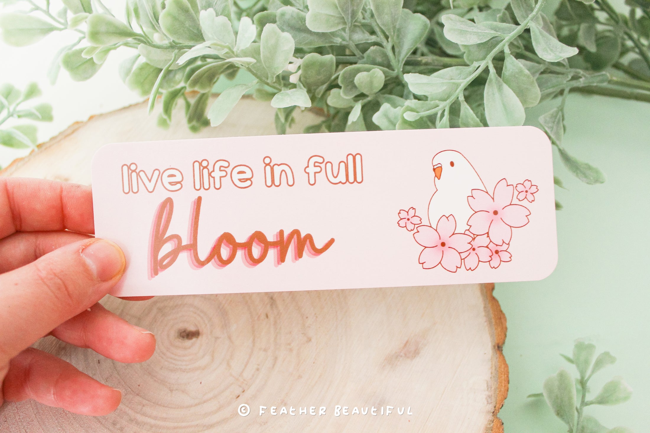 Live Life in Full Bloom - Bookmark