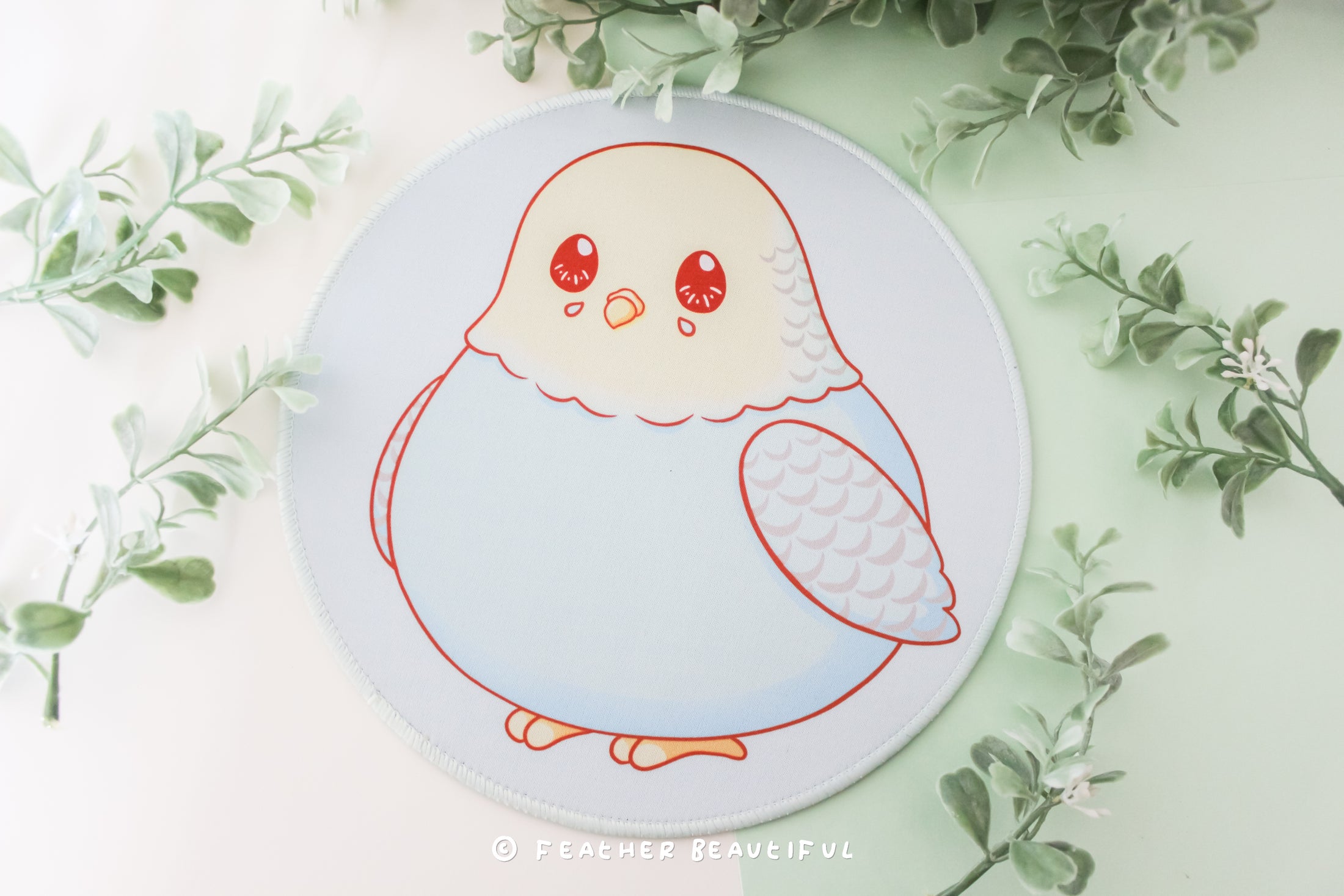 Blue Budgie - Mouse Mat