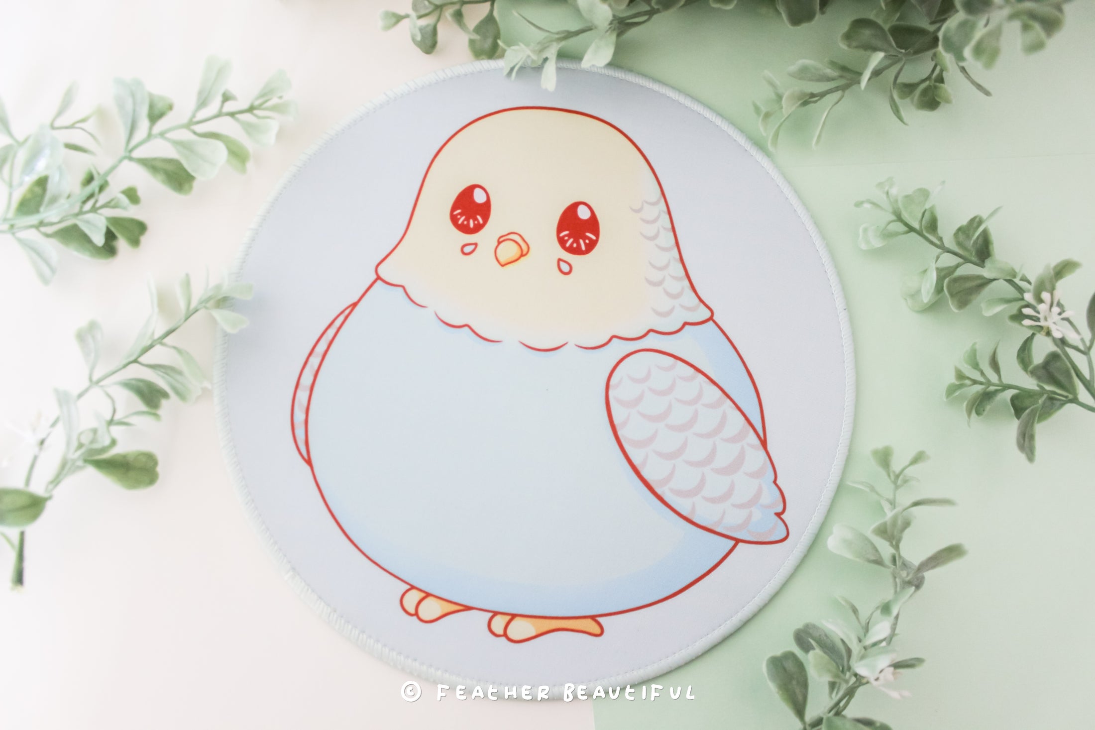 Blue Budgie - Mouse Mat