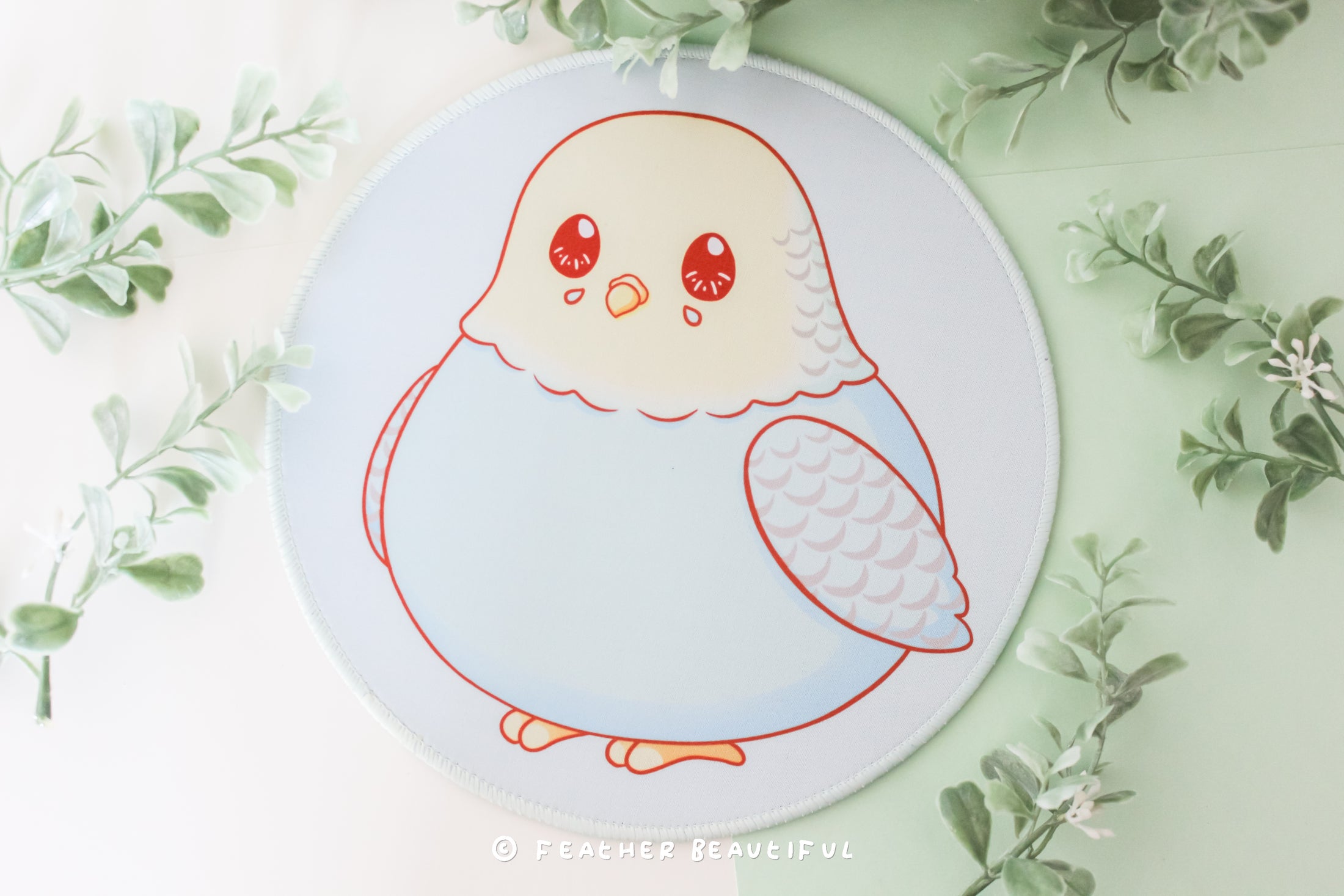 Blue Budgie - Mouse Mat