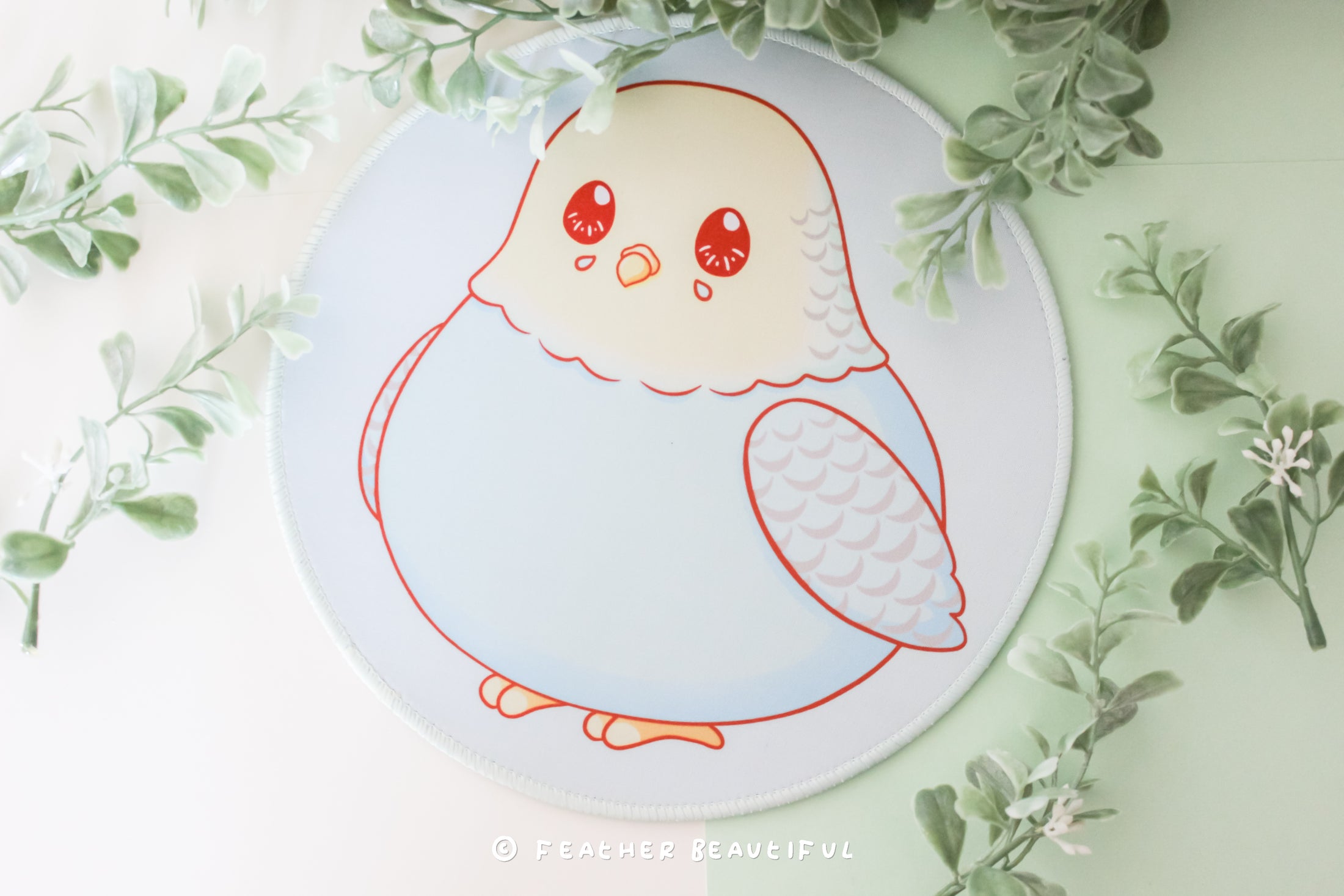 Blue Budgie - Mouse Mat