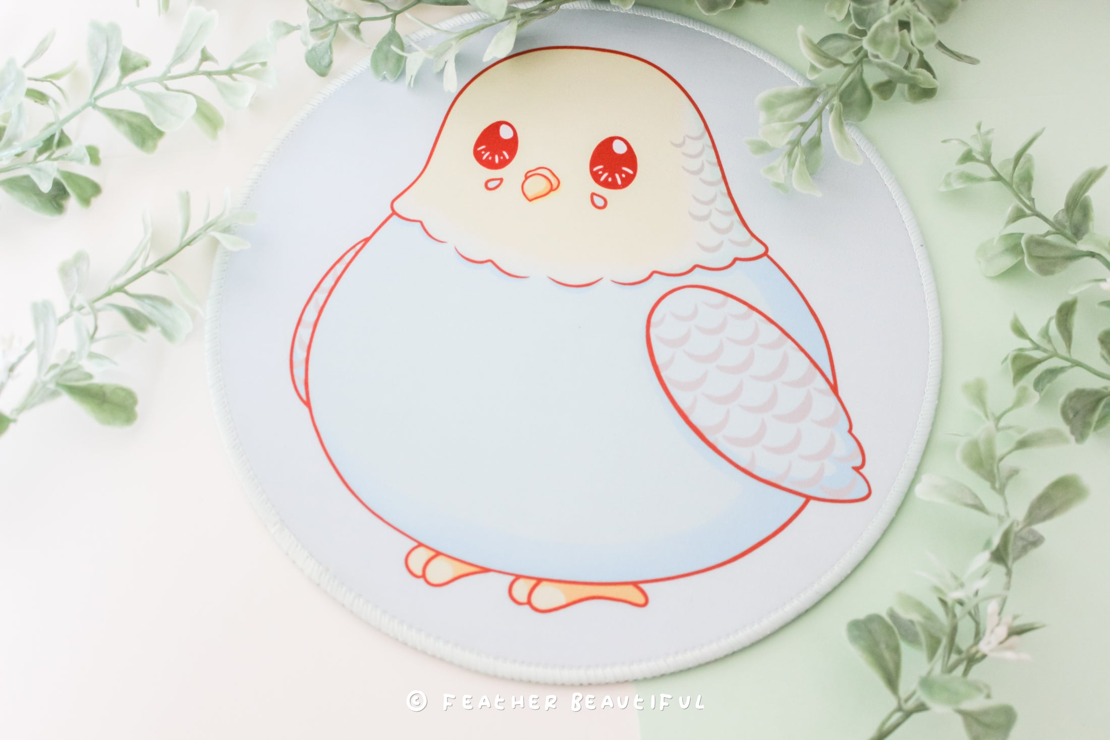 Blue Budgie - Mouse Mat