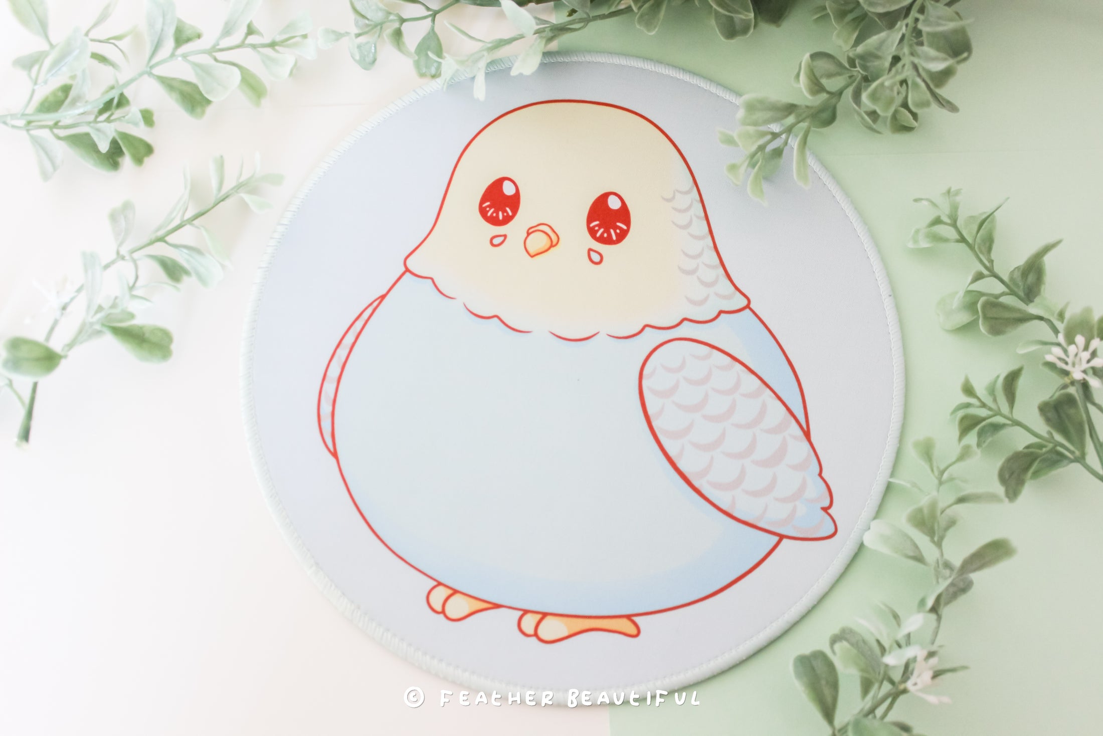 Blue Budgie - Mouse Mat