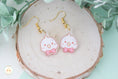 Load image into Gallery viewer, Pink Bow Budgie - Earring

