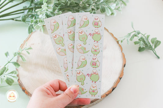 Green Budgie - Bookmark