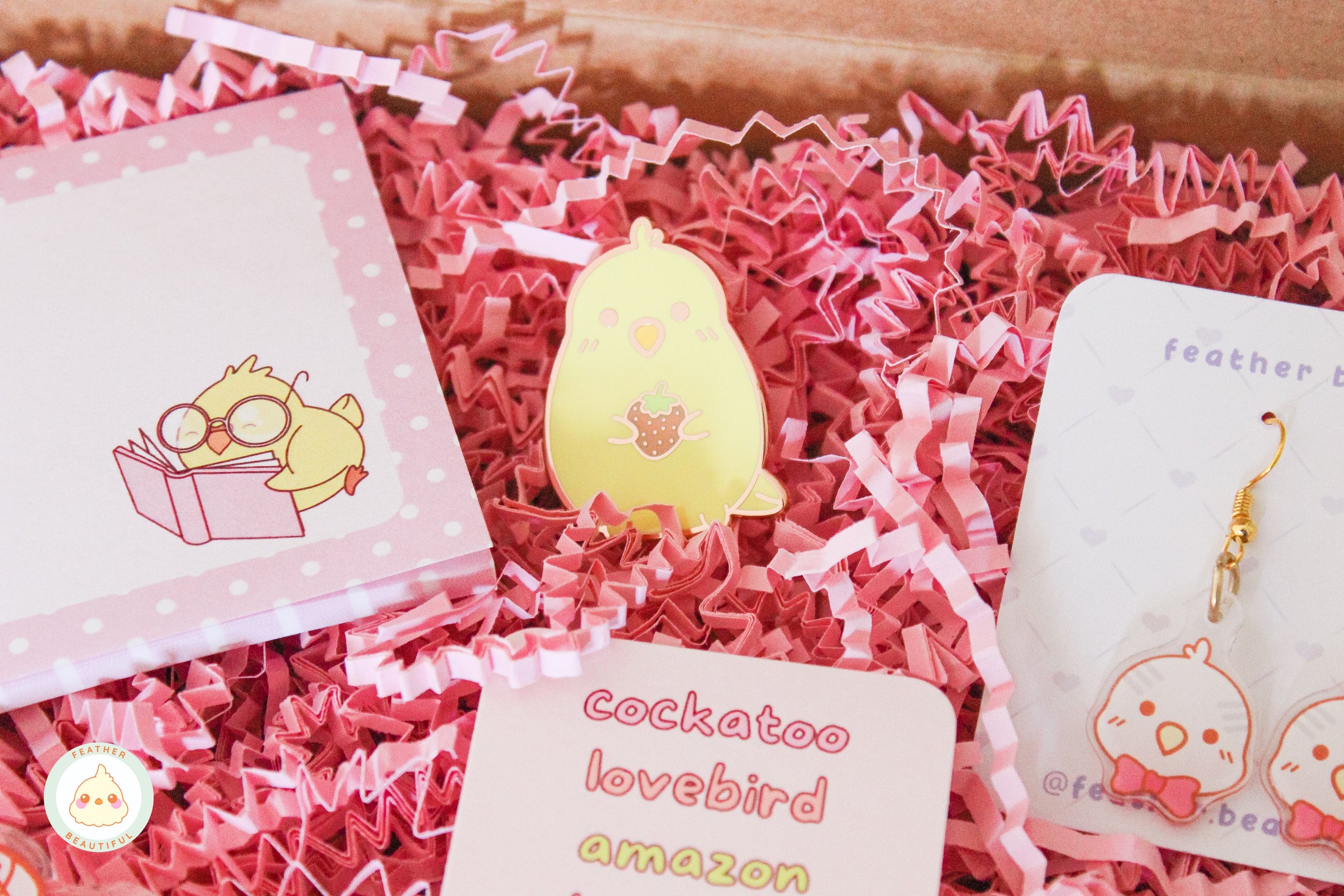 Cockatiel Pink Gift Box - Gift Box