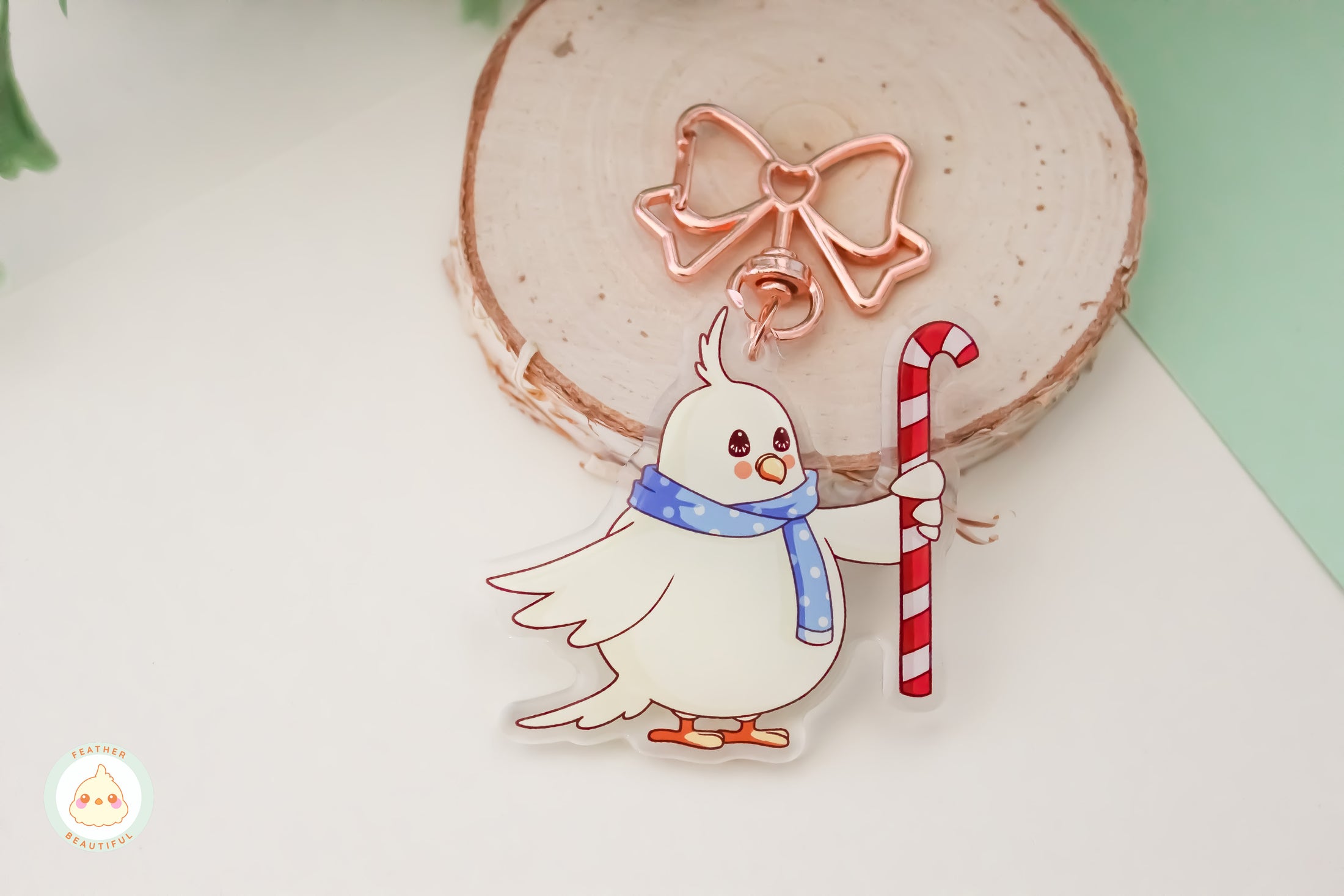 Festive Muffin - Acrylic Keychain