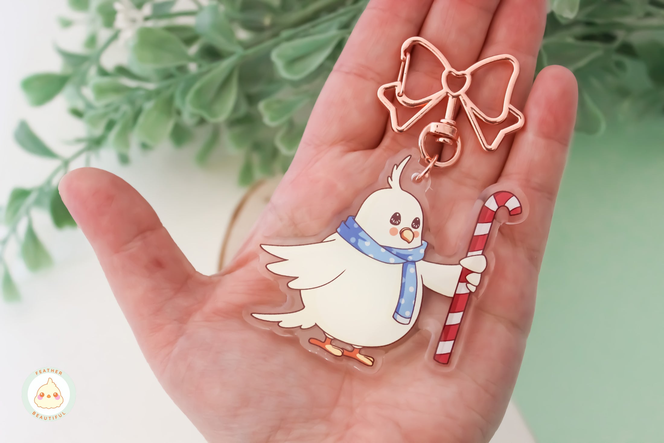 Festive Muffin - Acrylic Keychain