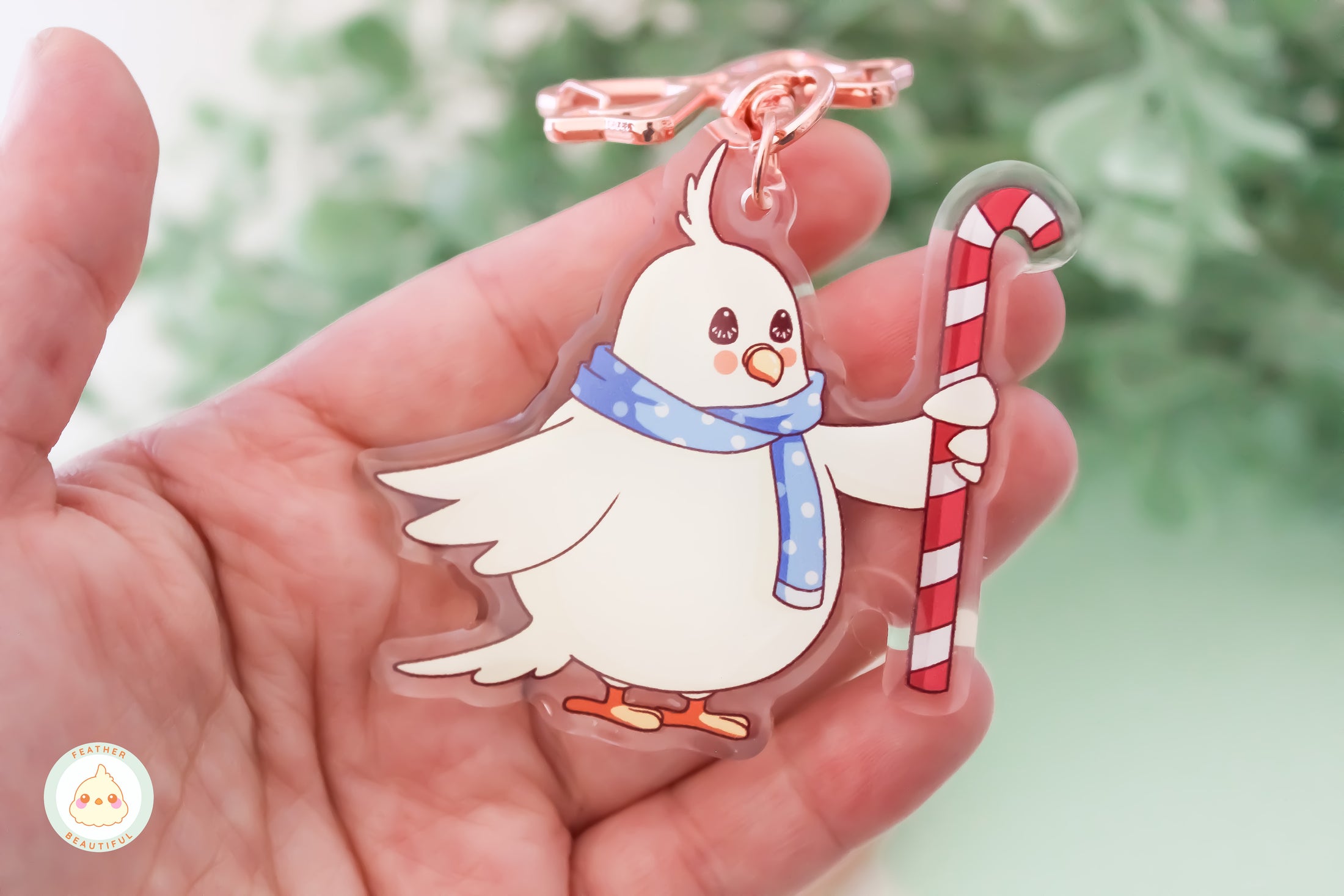 Festive Muffin - Acrylic Keychain