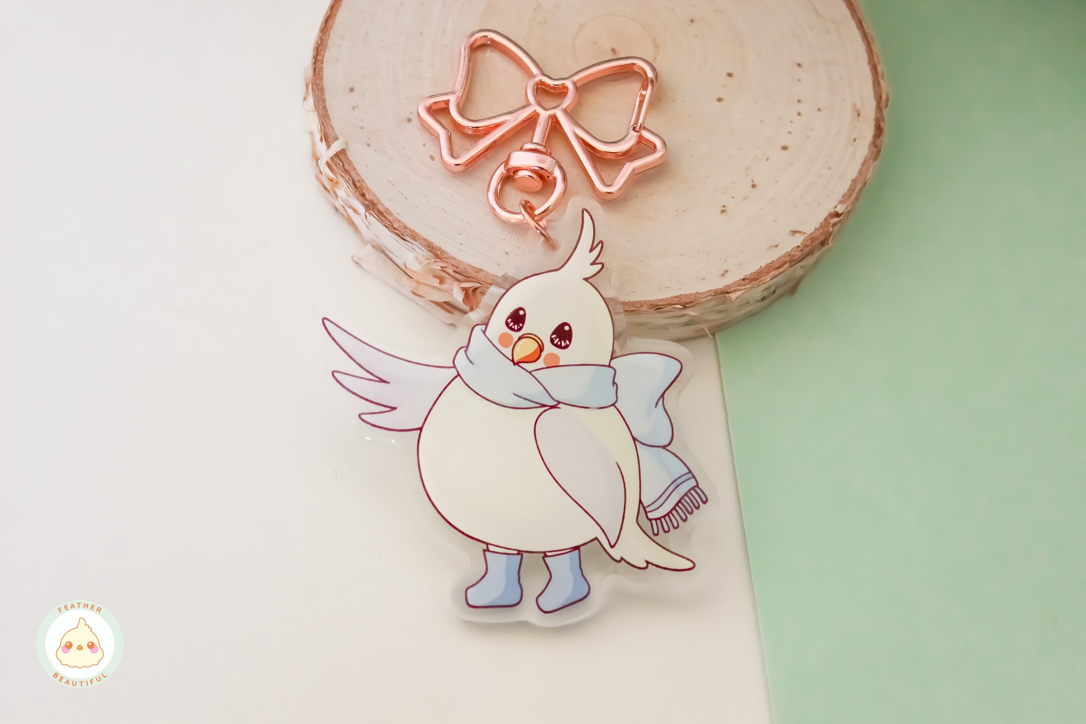 Festive Blossom - Acrylic Keychain