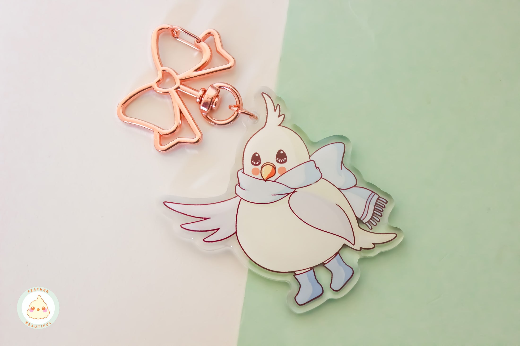 Festive Blossom - Acrylic Keychain