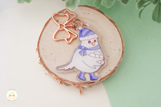 Festive Edward - Acrylic Keychain