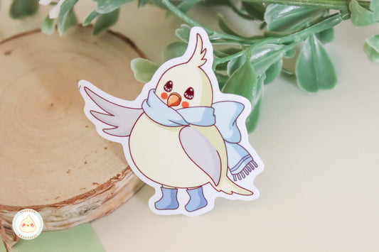 Blossom with Scarf - Sticker