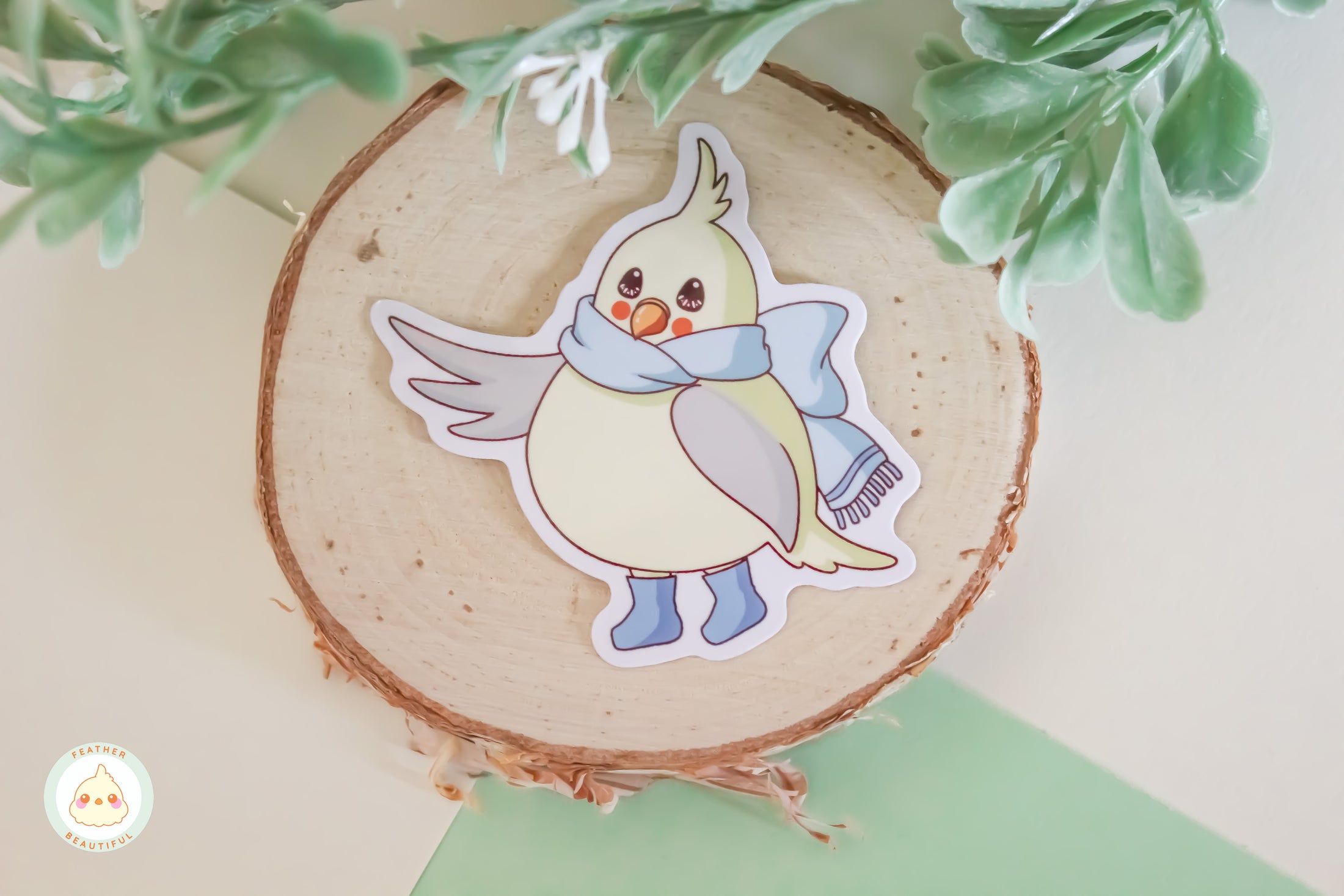 Blossom with Scarf - Sticker