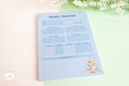 Load image into Gallery viewer, Blue Health Checklist - Notepad

