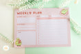 Load image into Gallery viewer, Budgie Weekly Planner - Notepad
